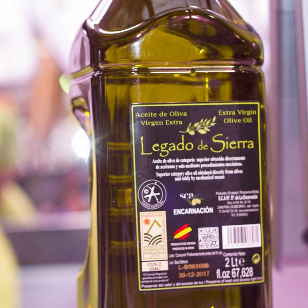 aceite de oliva legado de sierra de venta en carniceria de gijon