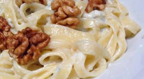 Una receta con queso Casín. Tagliatella con queso y nueces